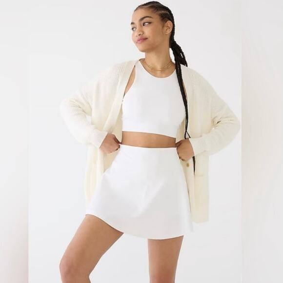 NWOT J. Crew Cloudstretch Flare Skort Size L - Picture 1 of 7